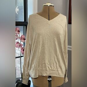 Banana Republic sz XXL Light Tan Knit Sweater